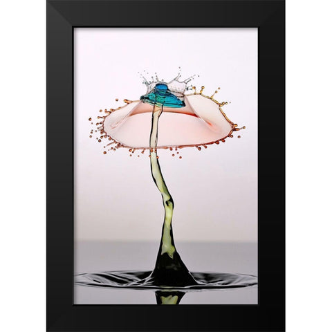 Ubrella Crown Black Modern Wood Framed Art Print by Sanchez, Manuel