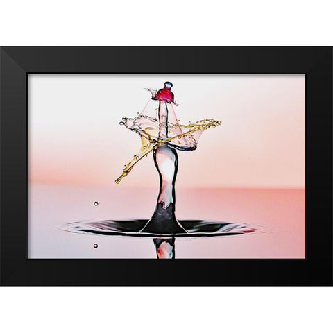 Le Dome Black Modern Wood Framed Art Print by Sanchez, Manuel