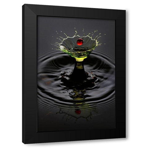 Lemon Cherry Black Modern Wood Framed Art Print with Double Matting by Sanchez, Manuel