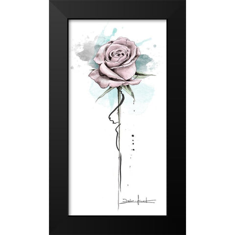 Urban Romance II Black Modern Wood Framed Art Print by Zacher-Finet, Isabelle