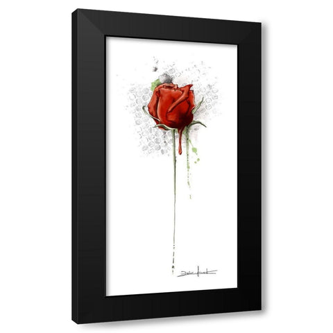 Urban Romance IV Black Modern Wood Framed Art Print by Zacher-Finet, Isabelle