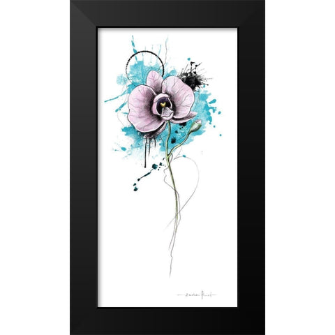 Trash poetry fleurie II Black Modern Wood Framed Art Print by Zacher-Finet, Isabelle