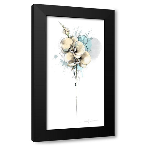 Trash poetry fleurie IV Black Modern Wood Framed Art Print by Zacher-Finet, Isabelle