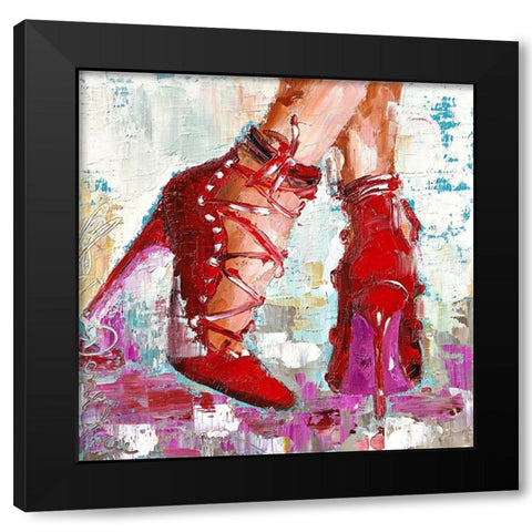 Demi tour Black Modern Wood Framed Art Print with Double Matting by Catherine M.