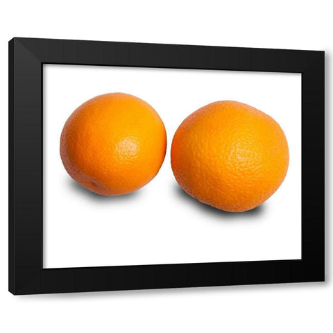 Orangen Duo Black Modern Wood Framed Art Print by Brosius, Volker
