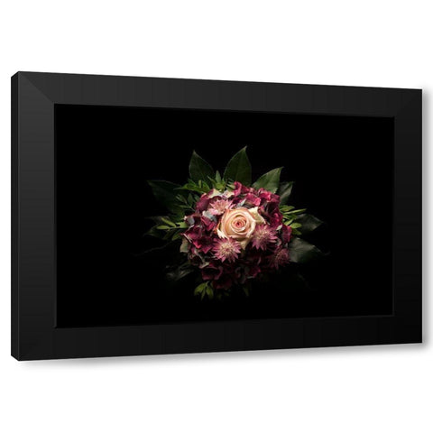 Blumengesteck II Black Modern Wood Framed Art Print by Brosius, Volker