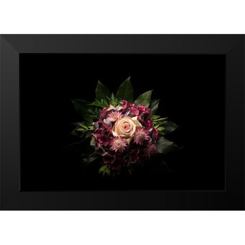Blumengesteck II Black Modern Wood Framed Art Print by Brosius, Volker