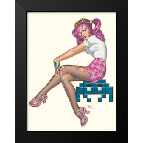 SI 3.0 Black Modern Wood Framed Art Print by Hitte, Patrick