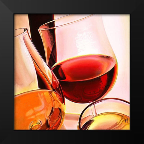 Gros Plan Black Modern Wood Framed Art Print by Heneuy, William