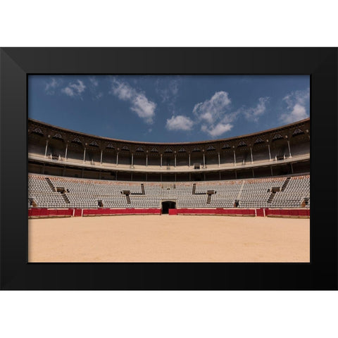 La Monumental Barcelona II Black Modern Wood Framed Art Print by Stein, Oliver