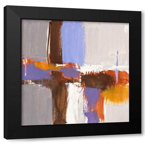 Ohne Titel XX Black Modern Wood Framed Art Print with Double Matting by Groenhart, Jan