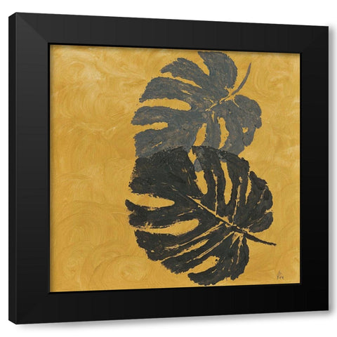 Traces of Life II Black Modern Wood Framed Art Print by MIRA