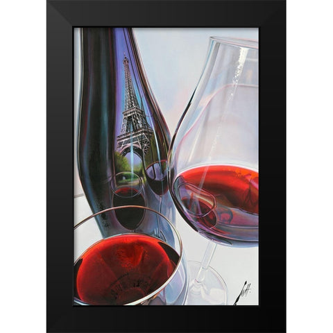 Reflets de France 2019 Black Modern Wood Framed Art Print by Heneuy, William