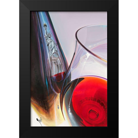 Spirit of USA 2019 Black Modern Wood Framed Art Print by Heneuy, William