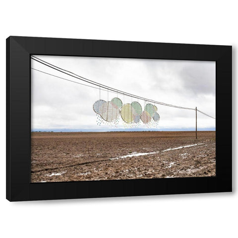 Pause NÃºmero III Black Modern Wood Framed Art Print with Double Matting by Vallinas Prieto, Miguel