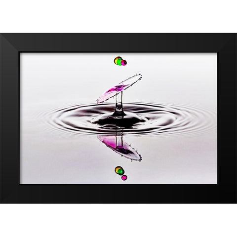 Mirror Black Modern Wood Framed Art Print by Sanchez, Manuel