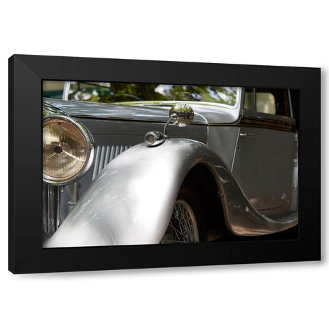 Classic Car I Black Modern Wood Framed Art Print with Double Matting by Hillert, Peter