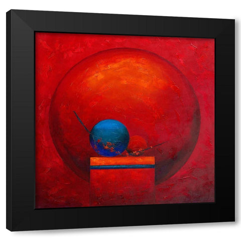 Bien etre â€¦Â  Black Modern Wood Framed Art Print by TRIKI
