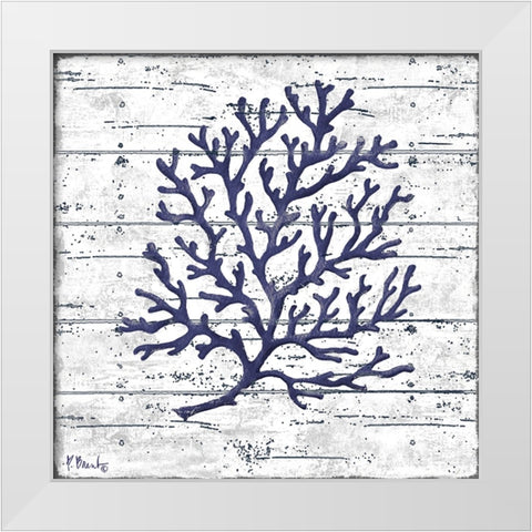 Cape Coral I - White White Modern Wood Framed Art Print by Brent, Paul