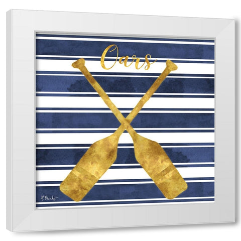 Cape Cod - III - Gold White Modern Wood Framed Art Print by Brent, Paul