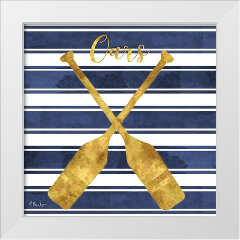 Cape Cod - III - Gold White Modern Wood Framed Art Print by Brent, Paul