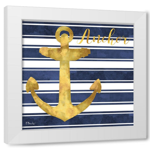 Cape Cod - VI - Gold White Modern Wood Framed Art Print by Brent, Paul