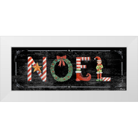 Holiday Greetings I White Modern Wood Framed Art Print by Brent, Paul
