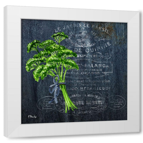 Provincial Herbs III White Modern Wood Framed Art Print by Brent, Paul