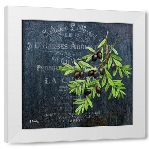 Provincial Herbs VI White Modern Wood Framed Art Print by Brent, Paul