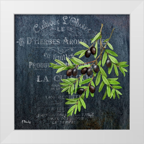 Provincial Herbs VI White Modern Wood Framed Art Print by Brent, Paul