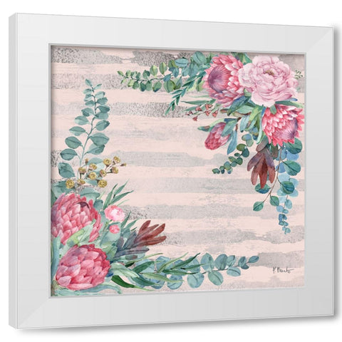 Sugarbush Bloom III White Modern Wood Framed Art Print by Brent, Paul