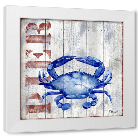 Tisbury Crustaceans I White Modern Wood Framed Art Print by Brent, Paul