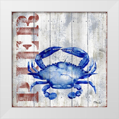 Tisbury Crustaceans I White Modern Wood Framed Art Print by Brent, Paul
