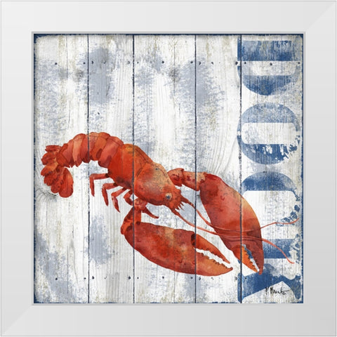 Tisbury Crustaceans II White Modern Wood Framed Art Print by Brent, Paul