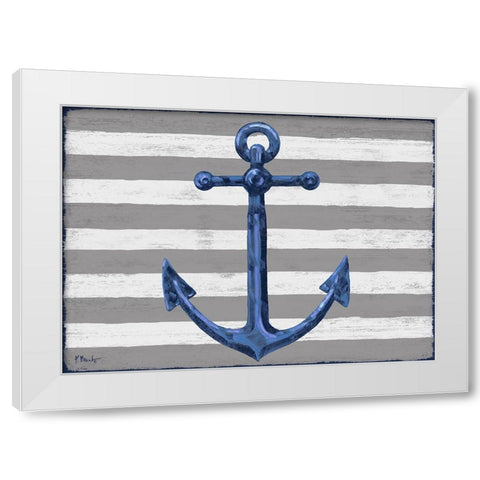 Sunny Nautical I White Modern Wood Framed Art Print by Brent, Paul