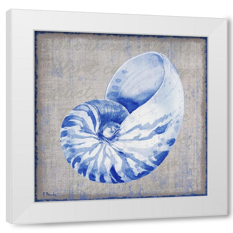 Grenada Shells I - Linen White Modern Wood Framed Art Print by Brent, Paul
