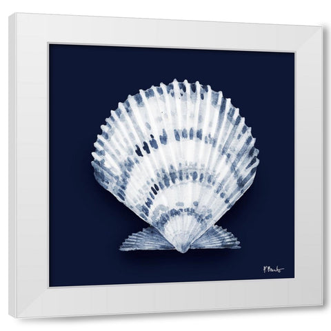 Grenada Shells II - Midnight White Modern Wood Framed Art Print by Brent, Paul