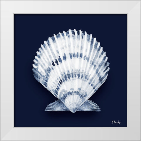 Grenada Shells II - Midnight White Modern Wood Framed Art Print by Brent, Paul
