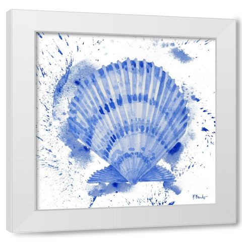 Grenada Shells II White Modern Wood Framed Art Print by Brent, Paul