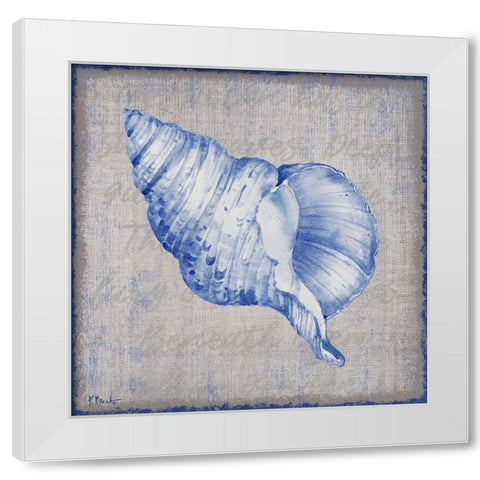 Grenada Shells III - Linen White Modern Wood Framed Art Print by Brent, Paul