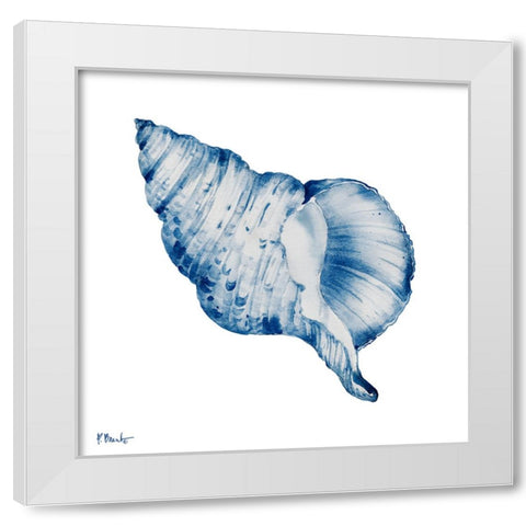 Grenada Shells III - Indigo White Modern Wood Framed Art Print by Brent, Paul