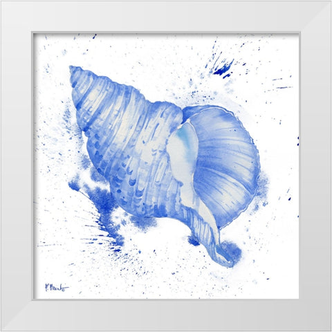 Grenada Shells III White Modern Wood Framed Art Print by Brent, Paul