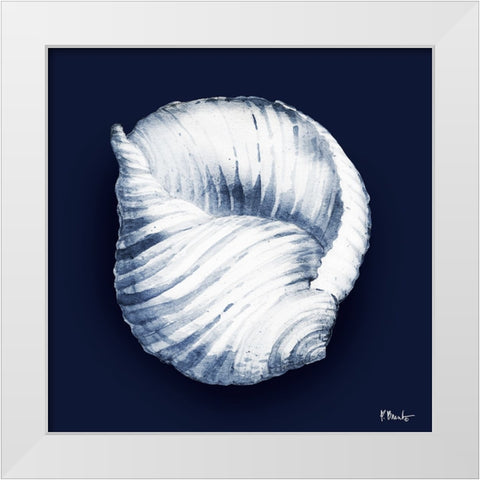 Grenada Shells IV - Midnight White Modern Wood Framed Art Print by Brent, Paul