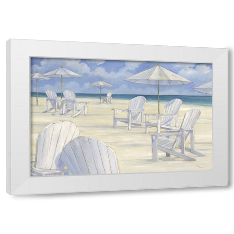Blanco Beach II - Light White Modern Wood Framed Art Print by Brent, Paul