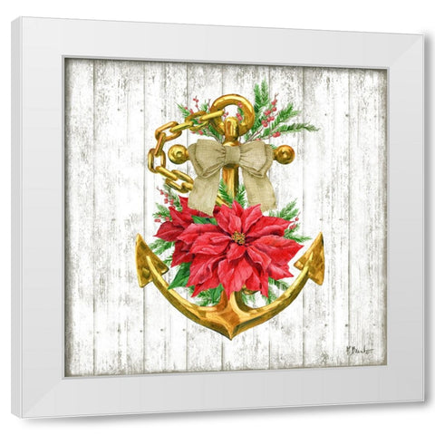 Nautical Holiday I White Modern Wood Framed Art Print by Brent, Paul