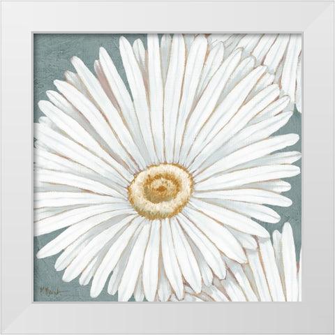 Floral Bloom III White Modern Wood Framed Art Print by Brent, Paul