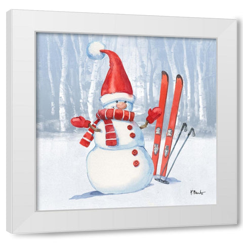 Nordic Gnomes III White Modern Wood Framed Art Print by Brent, Paul