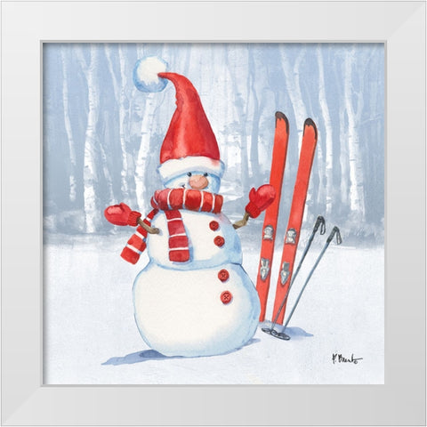 Nordic Gnomes III White Modern Wood Framed Art Print by Brent, Paul