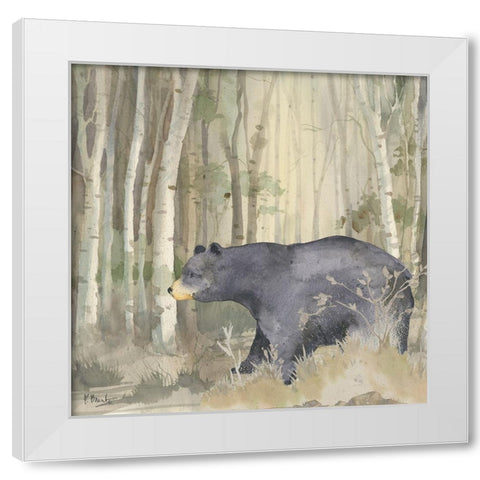Birch Forest IV White Modern Wood Framed Art Print by Brent, Paul
