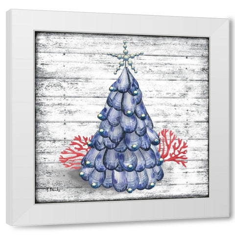Mussel Tree White Modern Wood Framed Art Print by Brent, Paul